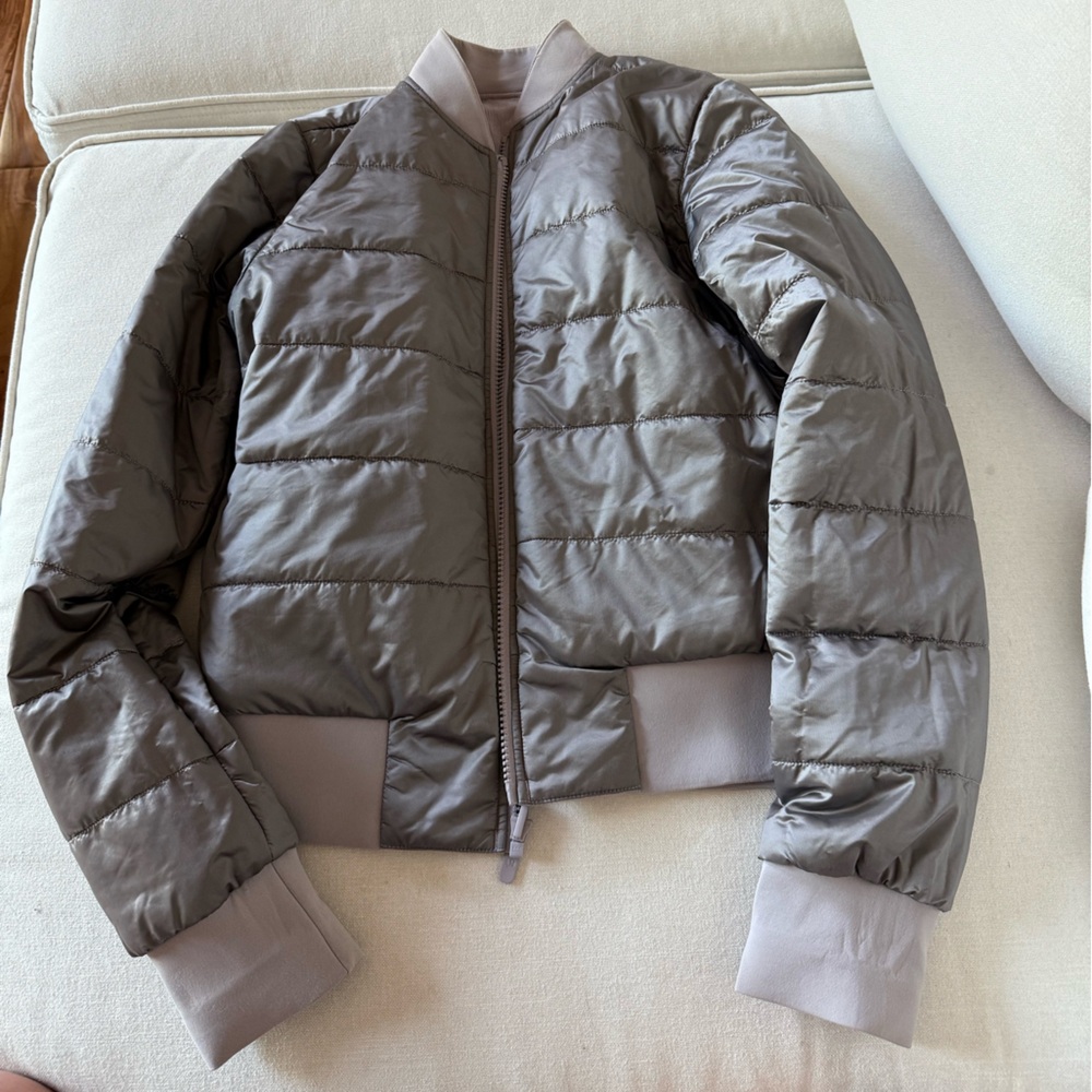 Lululemon nonstop Bomber jacket, reversible, size 4